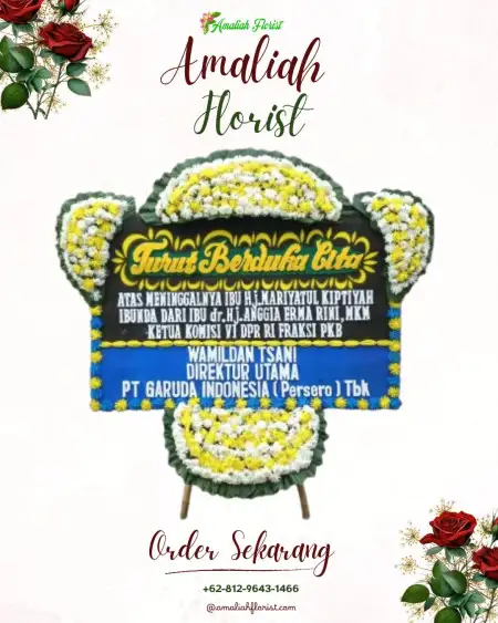 Papan Bunga Duka Wonocolo